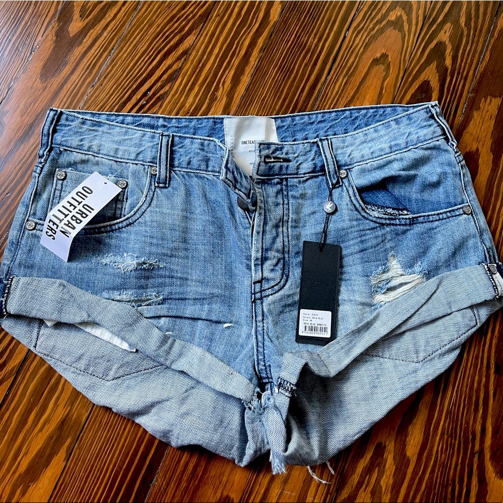 One Teaspoon denim jean shorts